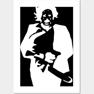 Leatherface - Texas Chainsaw Massacre Stencil Posters and Art